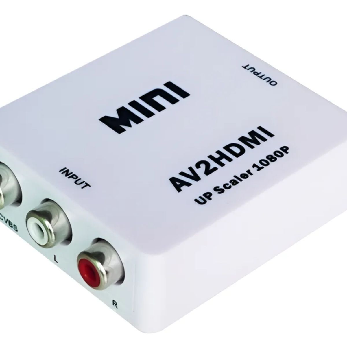 GENERICO - Adaptador De Video Rca Av A Hdmi 1080p