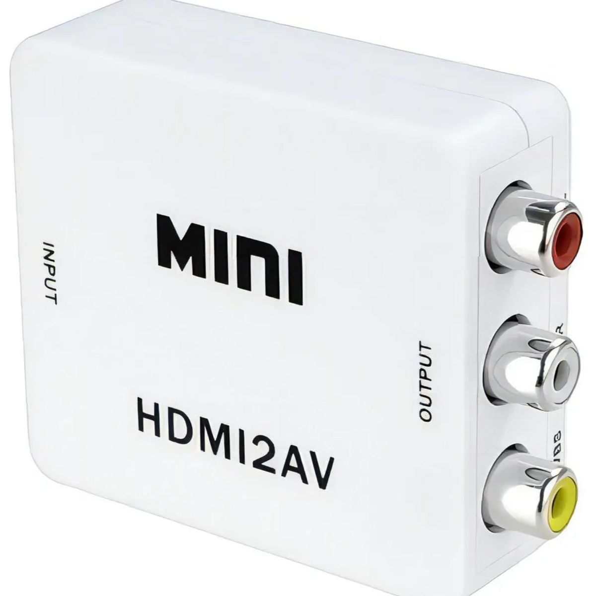 GENERICO - Adaptador De Video Hdmi Av A RCA 1080p