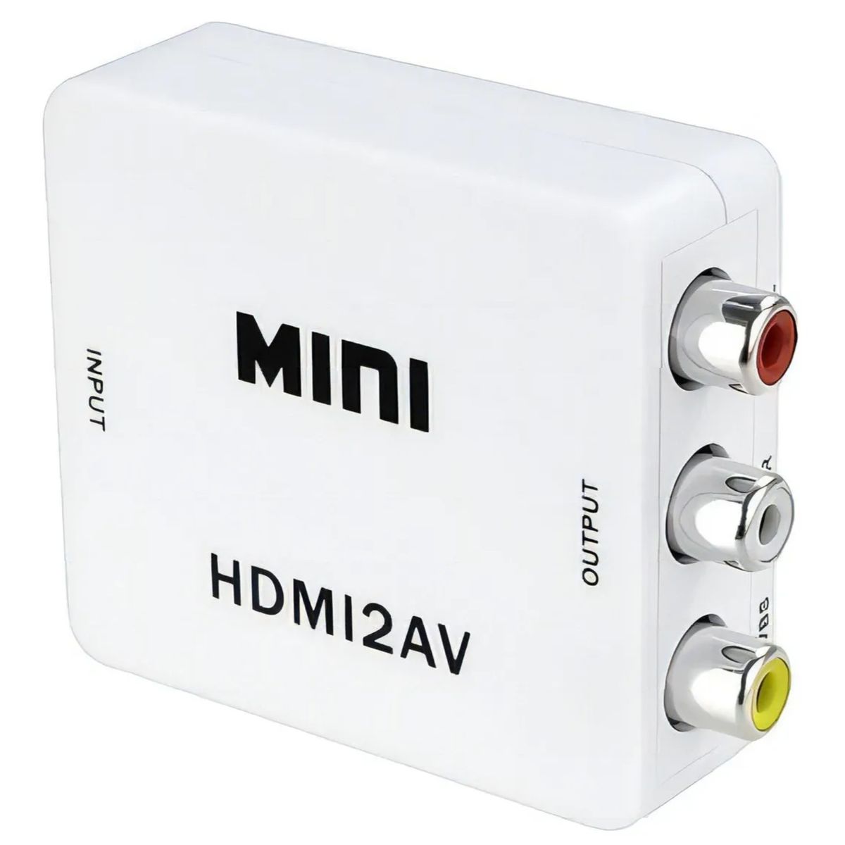 GENERICO - Adaptador De Video Hdmi Av A RCA 1080p