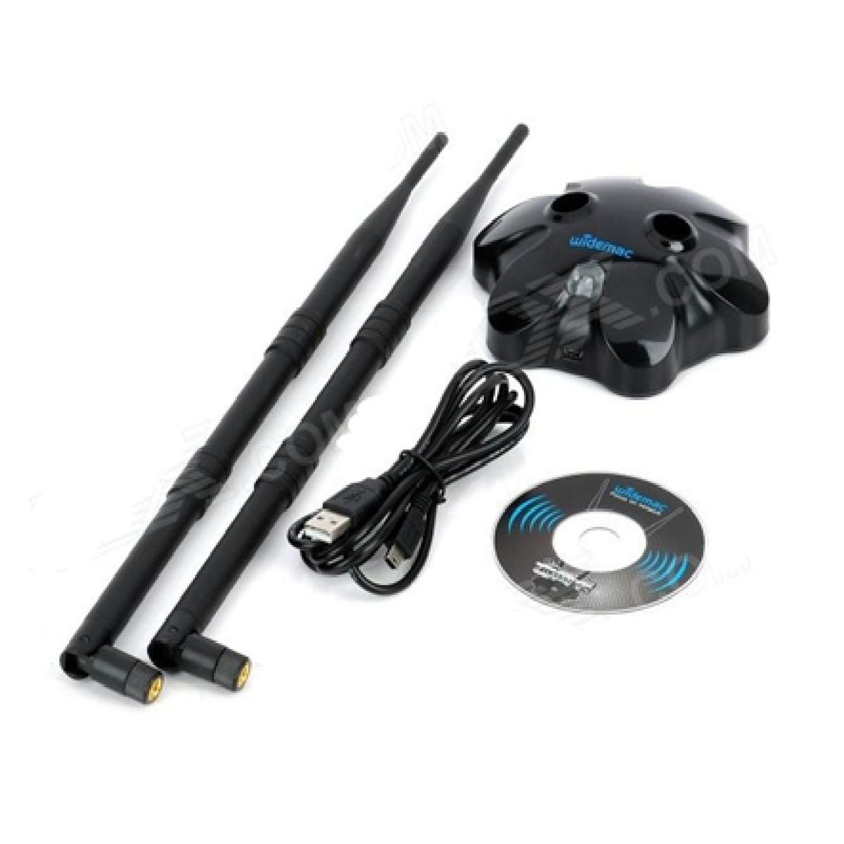 GENERICO - Adaptador Wifi Widemac 300mbps N Usb 2.0 1000mw 15dbi X 2