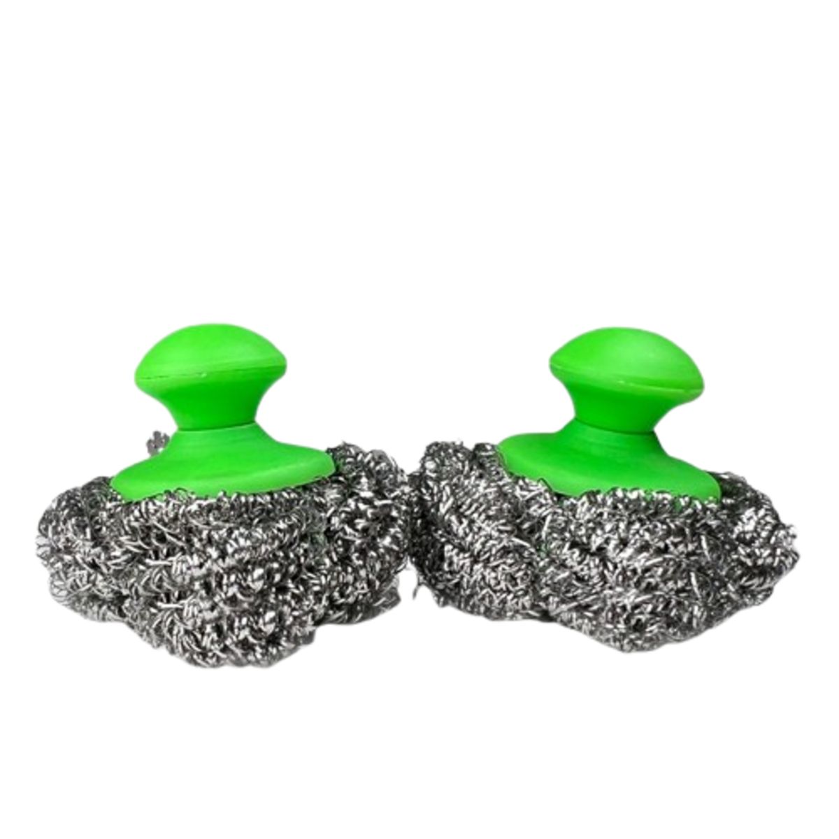 ALL CLEAN - PACK X 4 FREGADORA DE ACERO INOX CMANGO 2 UNIDADES- ALL CLEAN