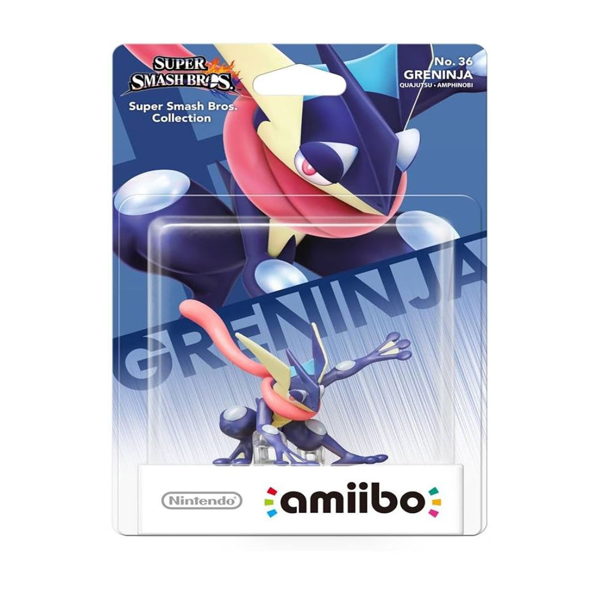 NINTENDO - Amiibo Greninja Super Smah Bros