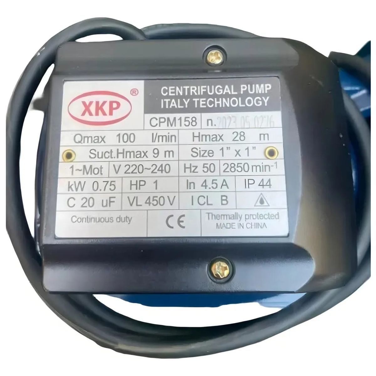 ALTERNATIVE - Bomba De Agua Centrifuga 1 Hp 1x1 - Tecnologia Italiana