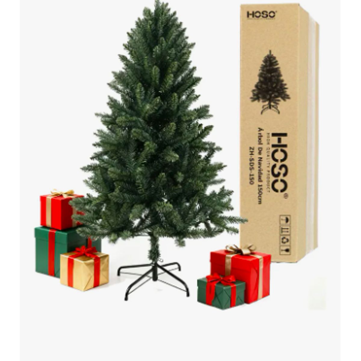 GENERICO - Árbol De Navidad Pascua 1.5 Metros Verde Artificial Para Decoración