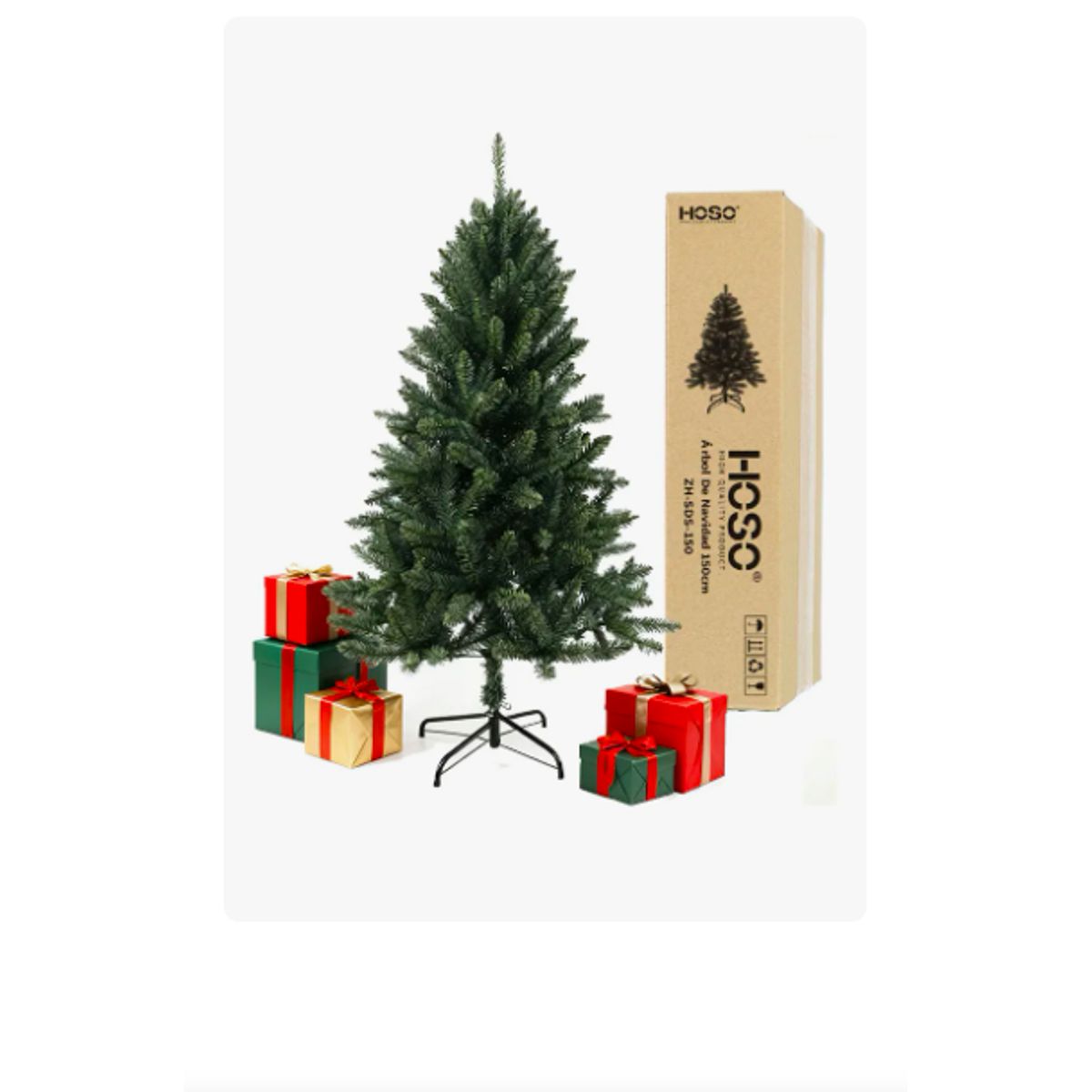 GENERICO - Árbol De Navidad Pascua 1.5 Metros Verde Artificial Para Decoración