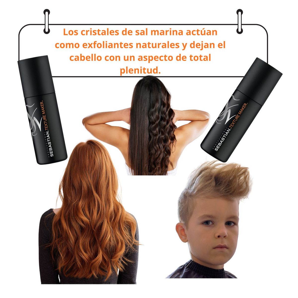 SEBASTIAN - Spray Texture Maker Sebastian 150ml Acabado Mate Fijación Media