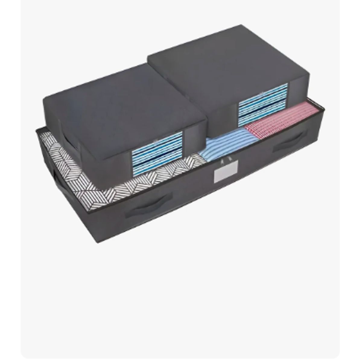 GENERICO - Juego De 3 Organizadores De Almacenamiento De Ropa Bajo Cama