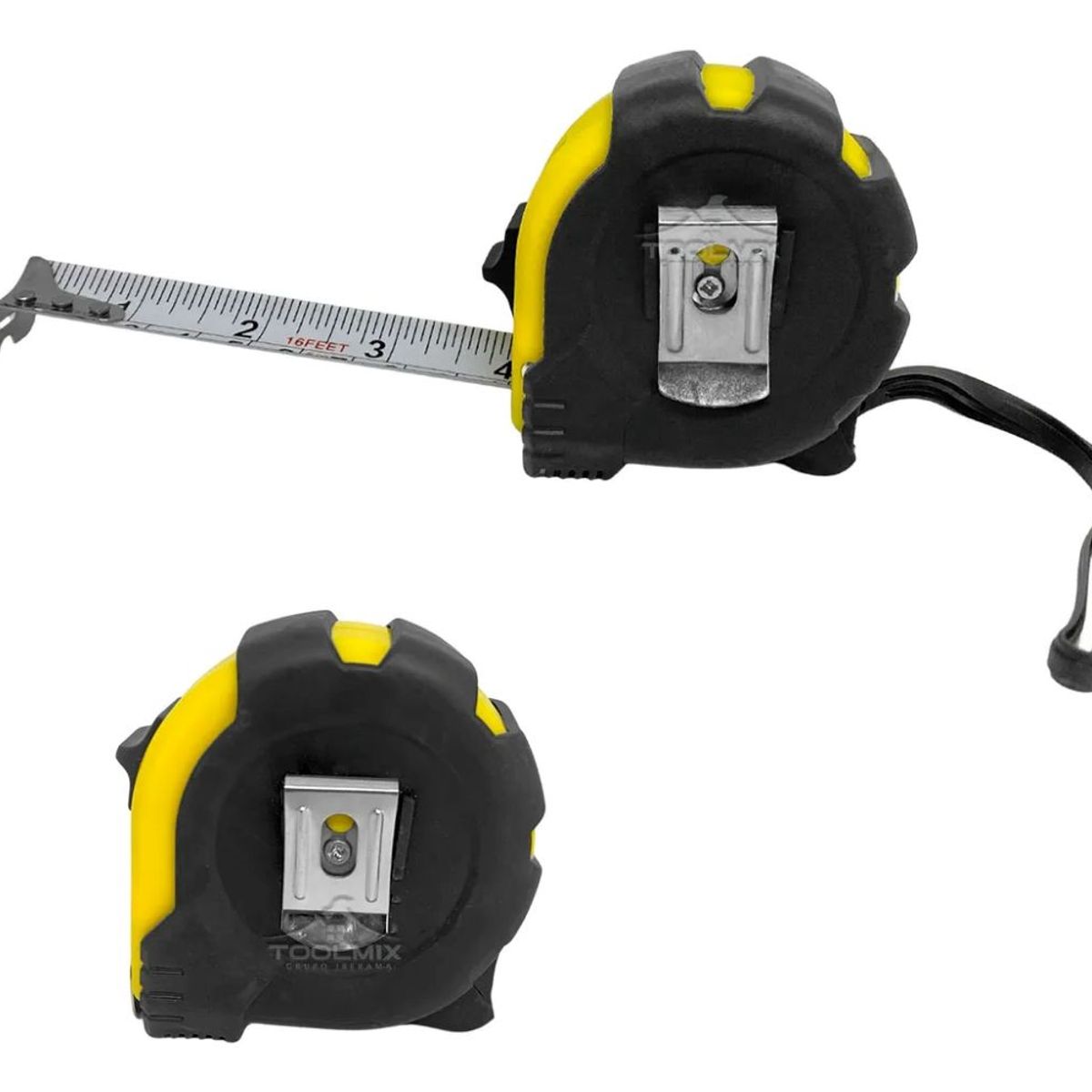 GENERICO - Huincha Cinta Para Medir De 5mts X 25mm Retractil Con Goma