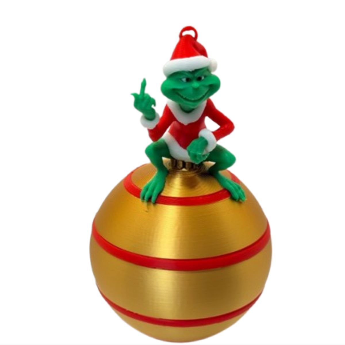 GENERICO - Adorno para el árbol de navidad- Grinch Travieso