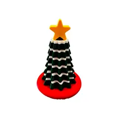 GENERICO - Decoración - Figura Árbol de navidad giratorio