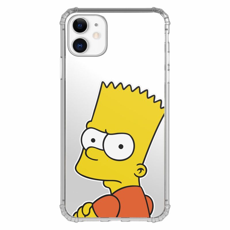 LOS SIMPSONS - Carcasa Iphone 11 Simpson Impact Bart Angry