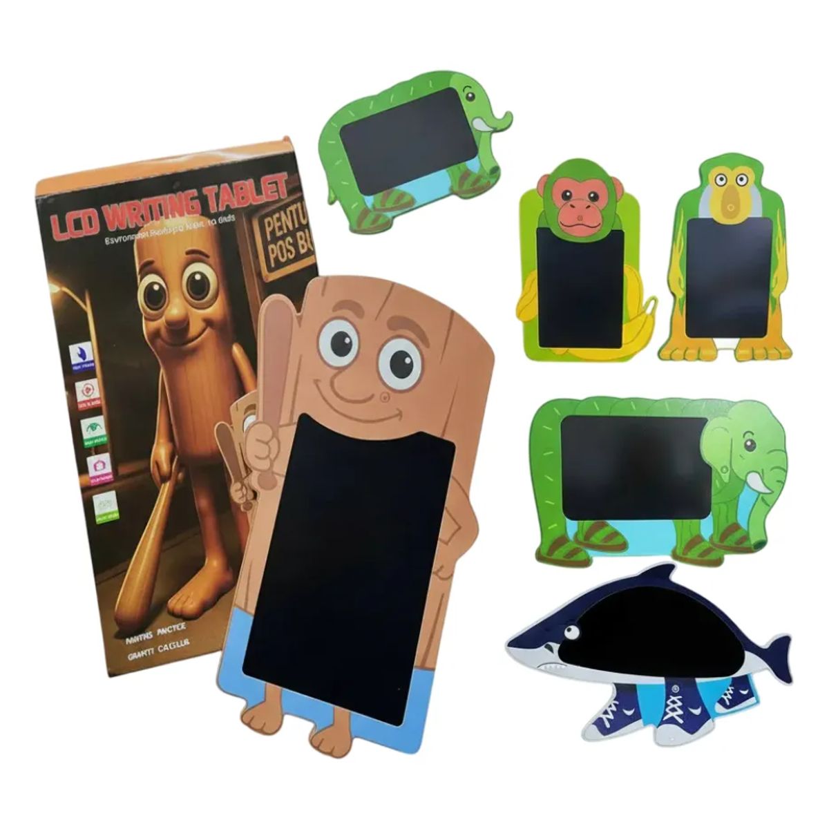 GENERICO - Pizarra Mágica Dibujo y Escritura Brainrot Tralalero Para Niños