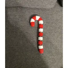 GENERICO - Adornos navidad - Bastón de caramelo articulado