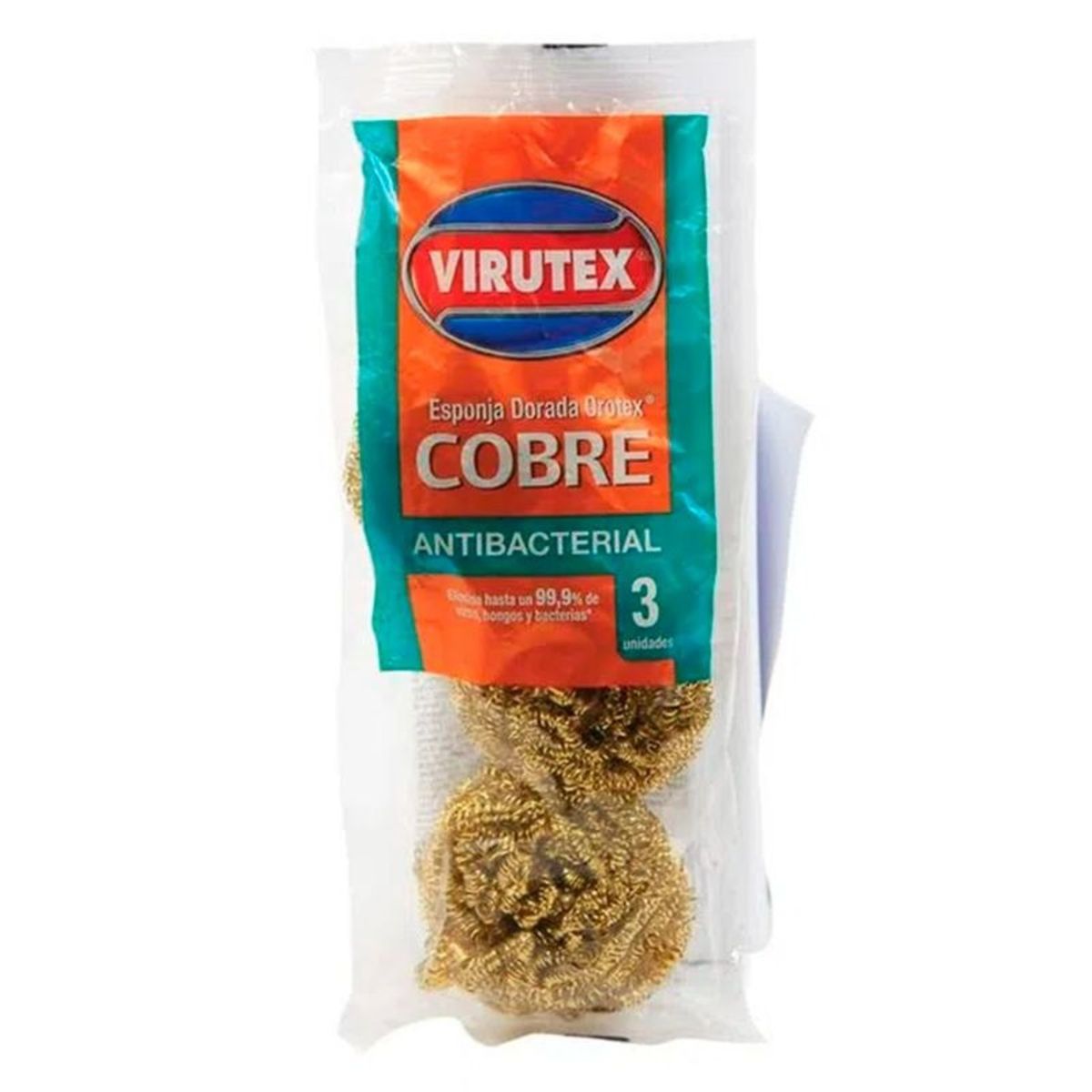 VIRUTEX - PACK X 4 SET 3 ESPONJAS OROTEX MEDIANA  VIRUTEX