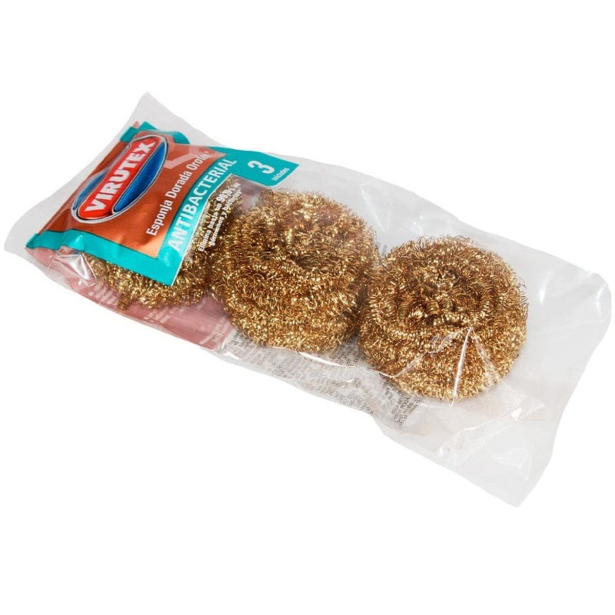VIRUTEX - PACK X 4 SET 3 ESPONJAS OROTEX MEDIANA  VIRUTEX