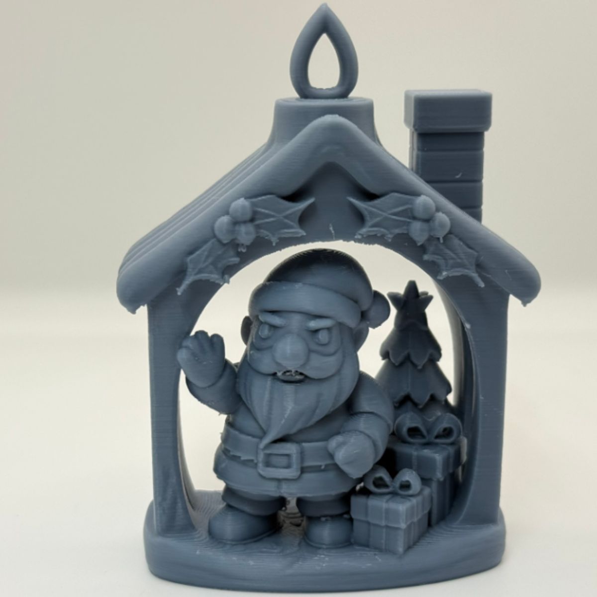 GENERICO - Adorno para Árbol de Navidad- Casa de Papá Noel