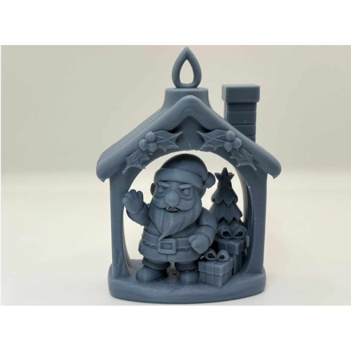 GENERICO - Adorno para Árbol de Navidad- Casa de Papá Noel