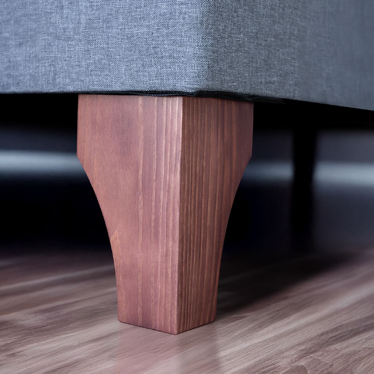 GENERICO - Cama baúl 2 plaza europea Athenas apertura horizontal gris