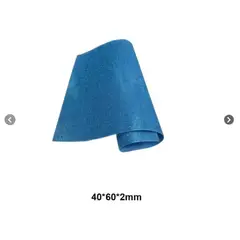 GENERICO - Pack 10 Goma Eva 40x60 Con Glitter o Escarcha - Azul