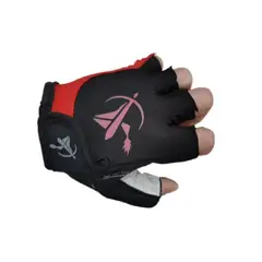GENERICO - Guantes cortos antideslizantes deportivos rojo L
