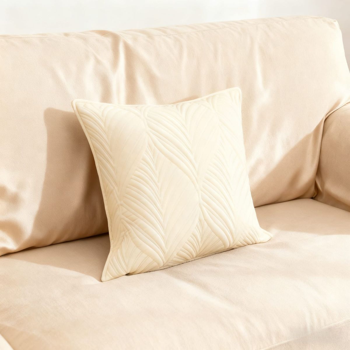 GENERICO - PACK / 2 FUNDAS PARA COJÍN RELIEVE