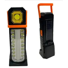 GENERICO - Lámpara De Emergencia Luz Led Recargable Solar Usb + Base