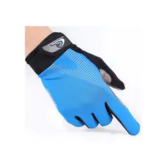 GENERICO - Guantes cortos antideslizantes deportivos azul M