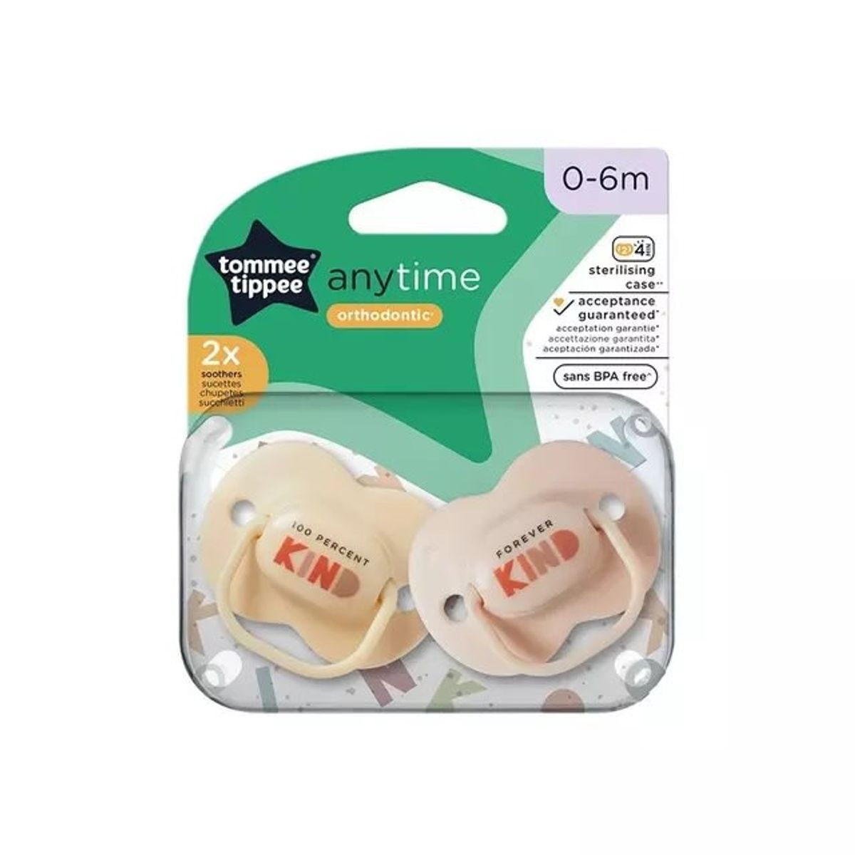 TOMMEE TIPPEE - CHUPETE DE SILICONA ANYTIME CLOSER TO NATURE 0-6M ROSA DAMASCO