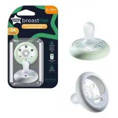 TOMMEE TIPPEE - CHUPETE DE SILICONA TRANSICIÓN BREAST LIKE 6-18M