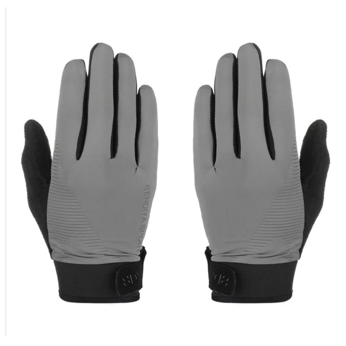GENERICO - Guantes para ciclismo golf u otras actividades color gris