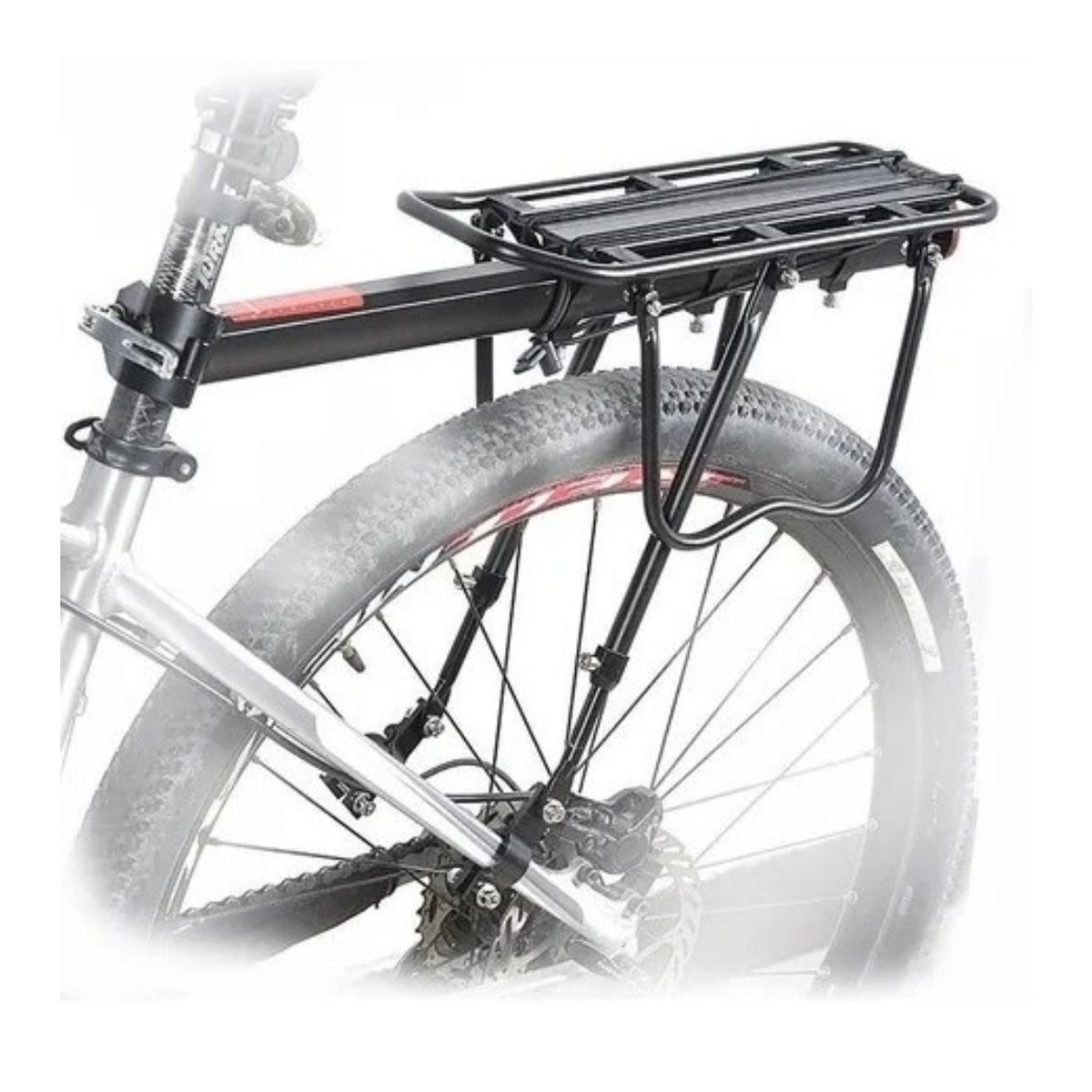 GENERICO - Parrilla para bicicletas universal con y sin frenos de disco