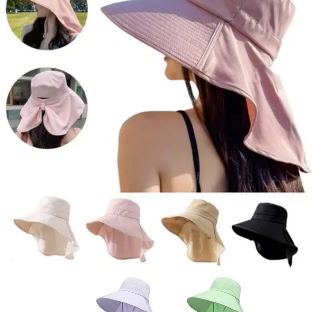 QIKUN - Sombrero Outdoor  Ala Ancha  Legionario - Protección UV ​