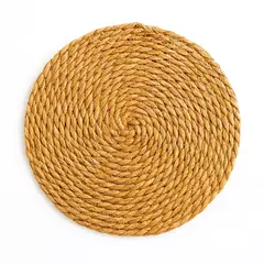 OLEVO - Posavasos redondo de fibra natural diametro 11 cm para tazas