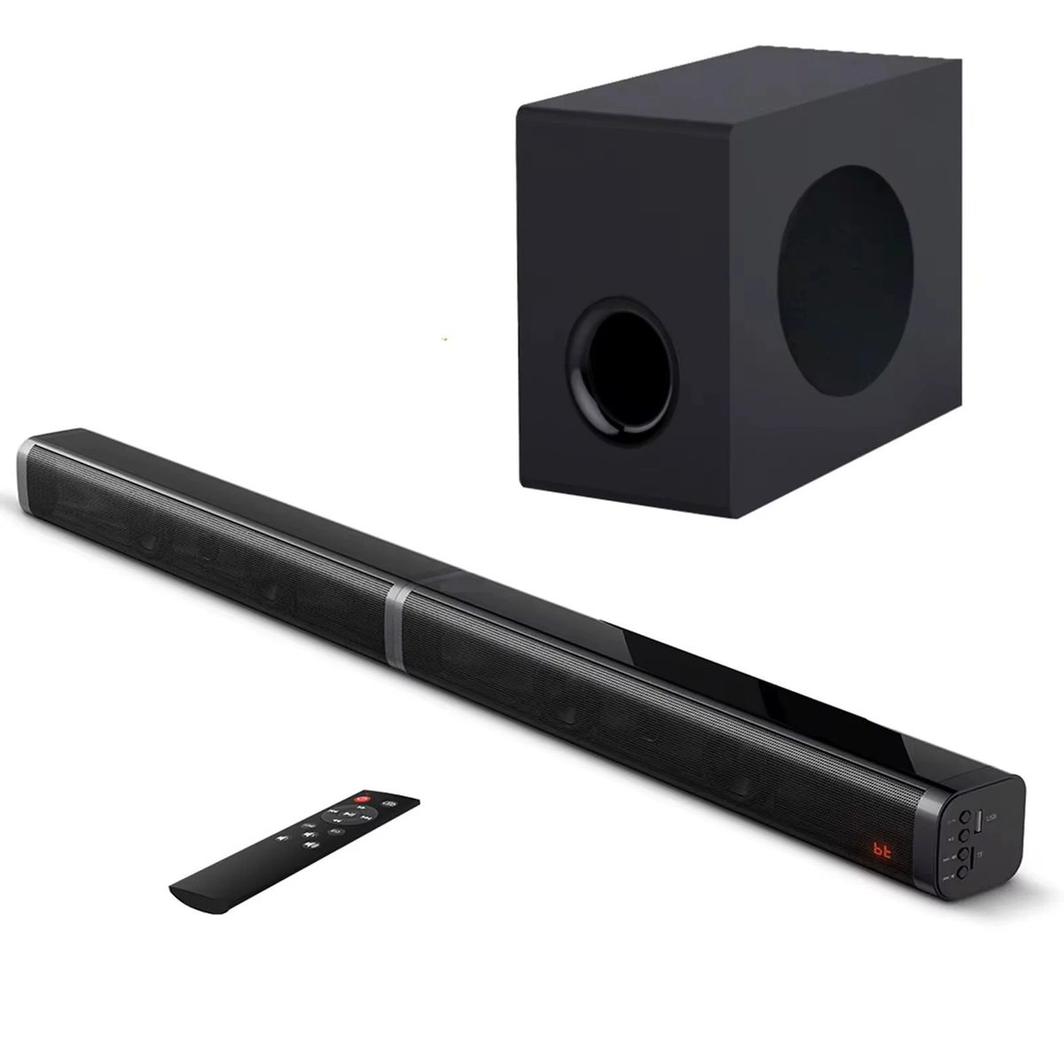 BLUEDREAMER - Barra De Sonido Teatro En Casa con Conexión Bluetooth Conexiones USB