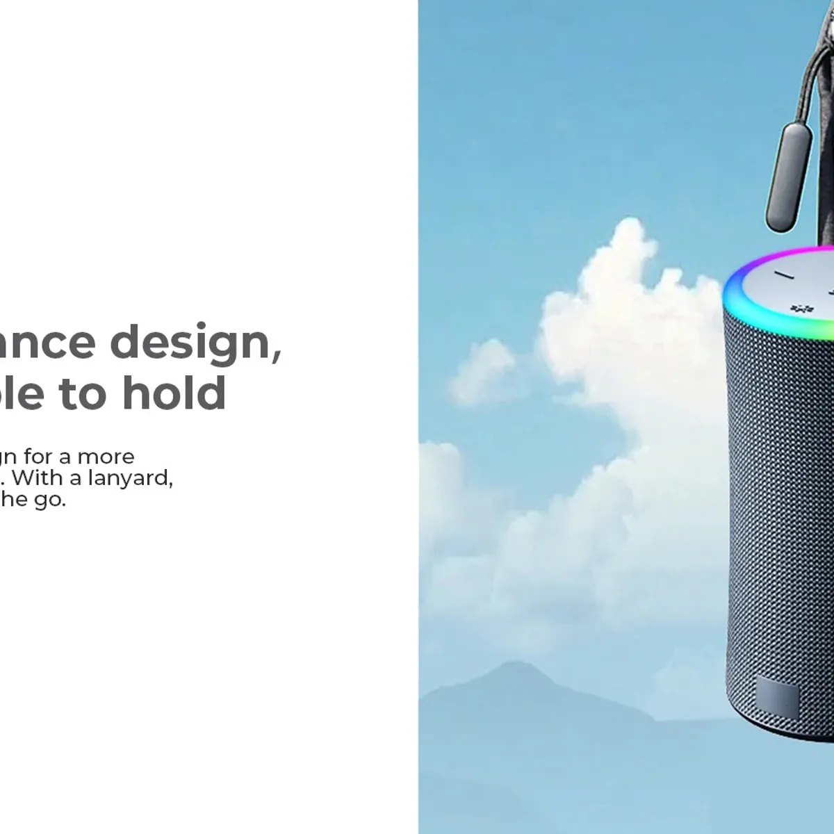 BLUEDREAMER - Altavoz Bluetooth Portátil con Emparejamiento Estéreo PX7 RGB