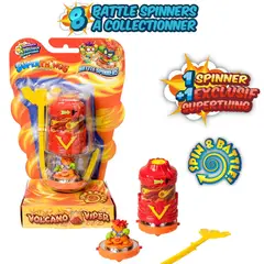 TIOZONEY - Superzings Battle Spinner Trompo + Figura Superthings