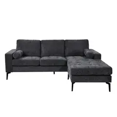 HOME MOBILI - Sofá Modular Mónaco Gris