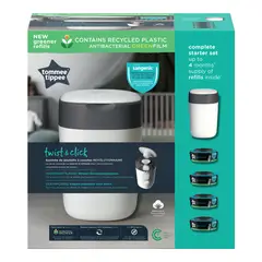 TOMMEE TIPPEE - CONTENDOR BASURERO SANGENIC TWIST & CLICK + 4 REPUESTOS