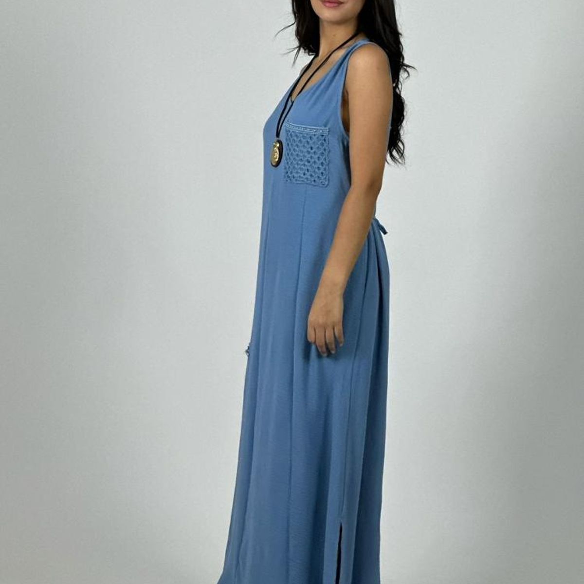 ENIGMATICA BOUTIQUE - Vestido Crepé  Estrella Brillante