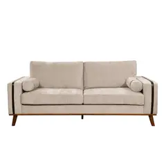 HOME MOBILI - Sofá 3 Cuerpos Broadway Tostado