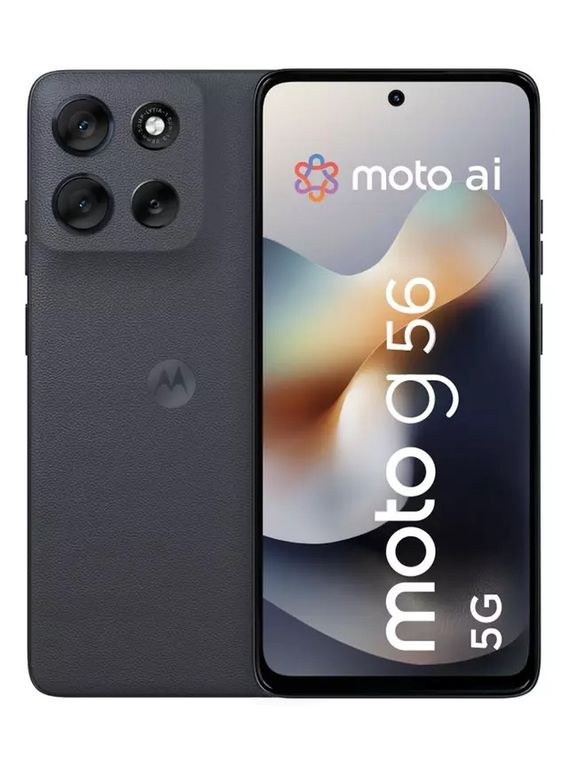 Moto G56 5G 256GB 8GB RAM Negro Pantalla 66″ 120Hz Cámara 50MP Batería 5000mAh