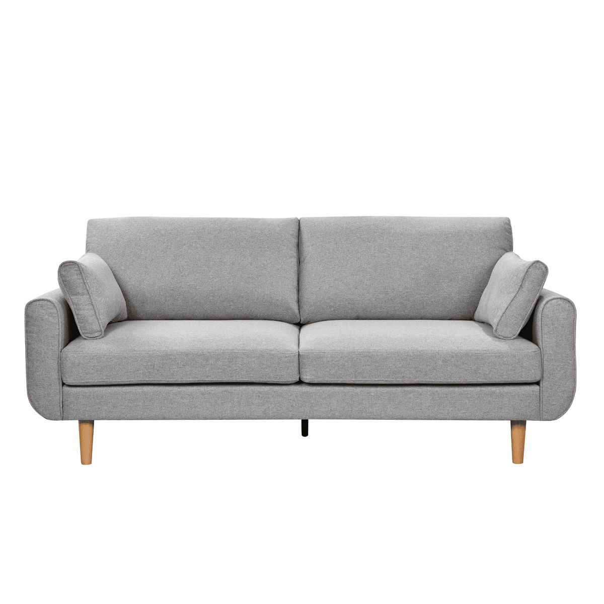 HOME MOBILI - Sofa 3 Cuerpos Oxford Gris