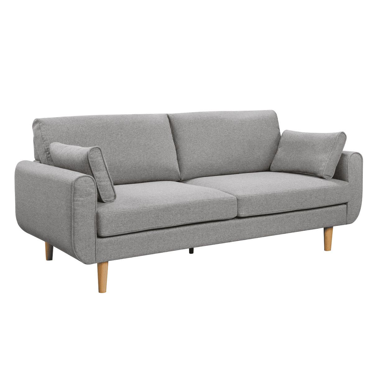 HOME MOBILI - Sofa 3 Cuerpos Oxford Gris