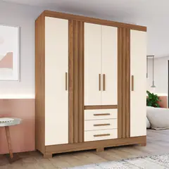 HOME MOBILI - Closet Napolés 6 Puertas Off white