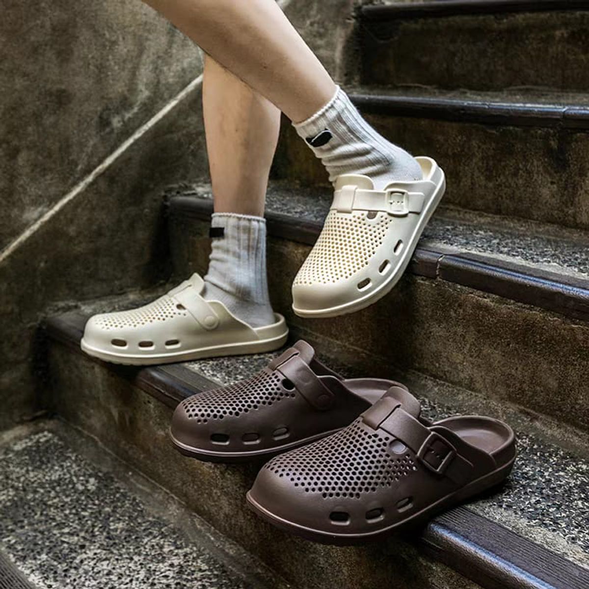 OMAS - Zapatos Zueco  Hombre  EVA   Antideslizantes Zuecos Deportivos