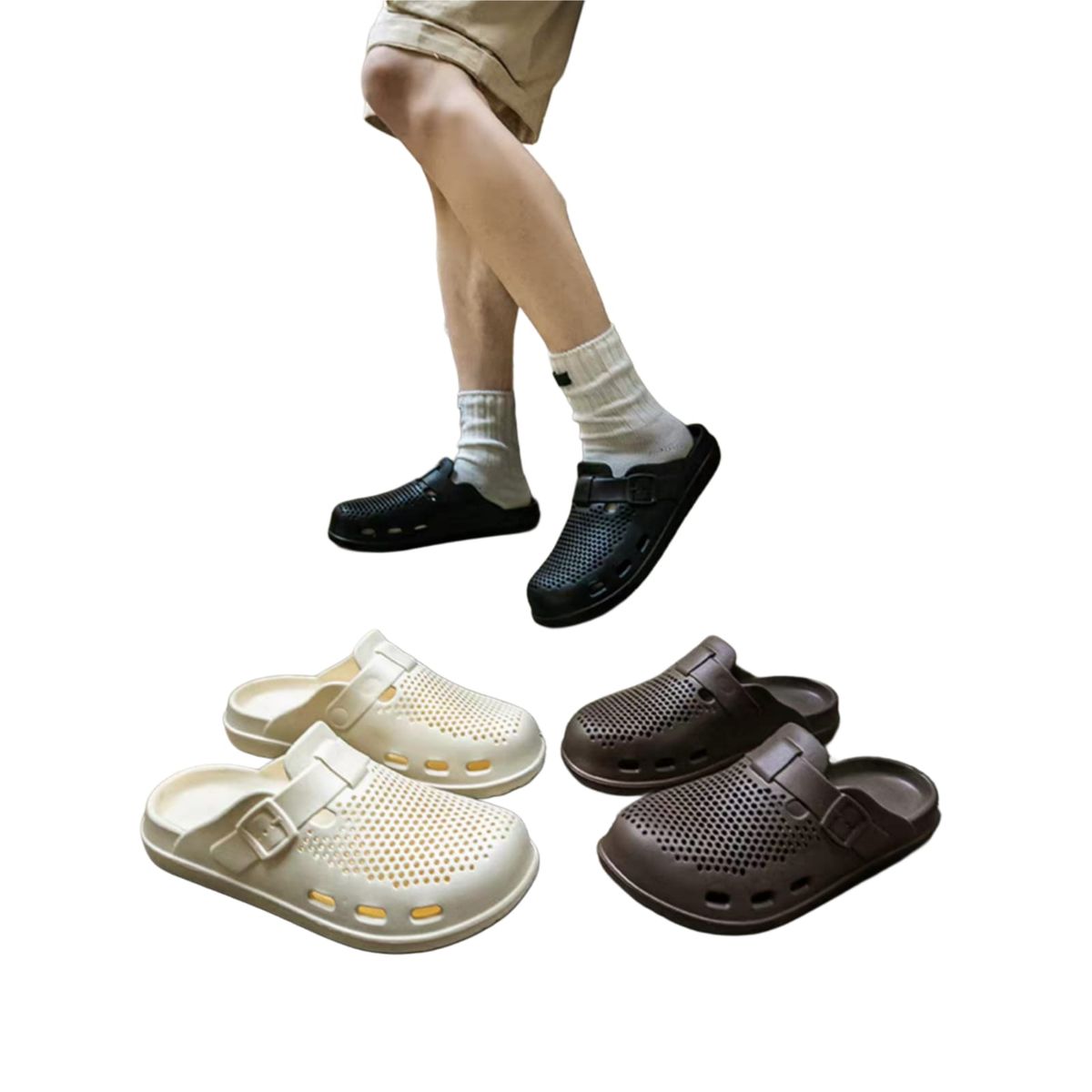 OMAS - Zapatos Zueco  Hombre  EVA   Antideslizantes Zuecos Deportivos