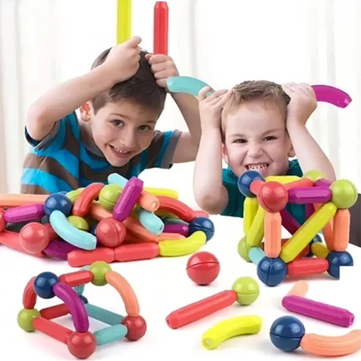 ATURE - Magnetic Sticks Bloques Para Armar Magnéticos 36 Piezas