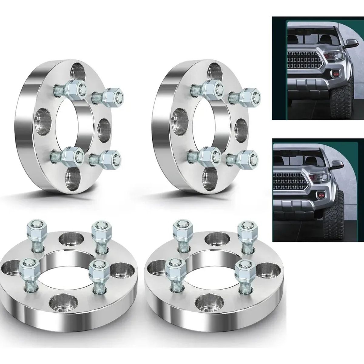 KUANGYE - Espaciador Desplazador 4x114 De 1 Pulgada El Juego X4