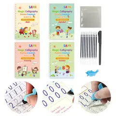 ATURE - Set De 4 Cuadernos De Caligrafía Reutilizables