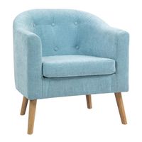 Poltrona 70x60x77CM para Dormitorio Apartamento Oficina Beige